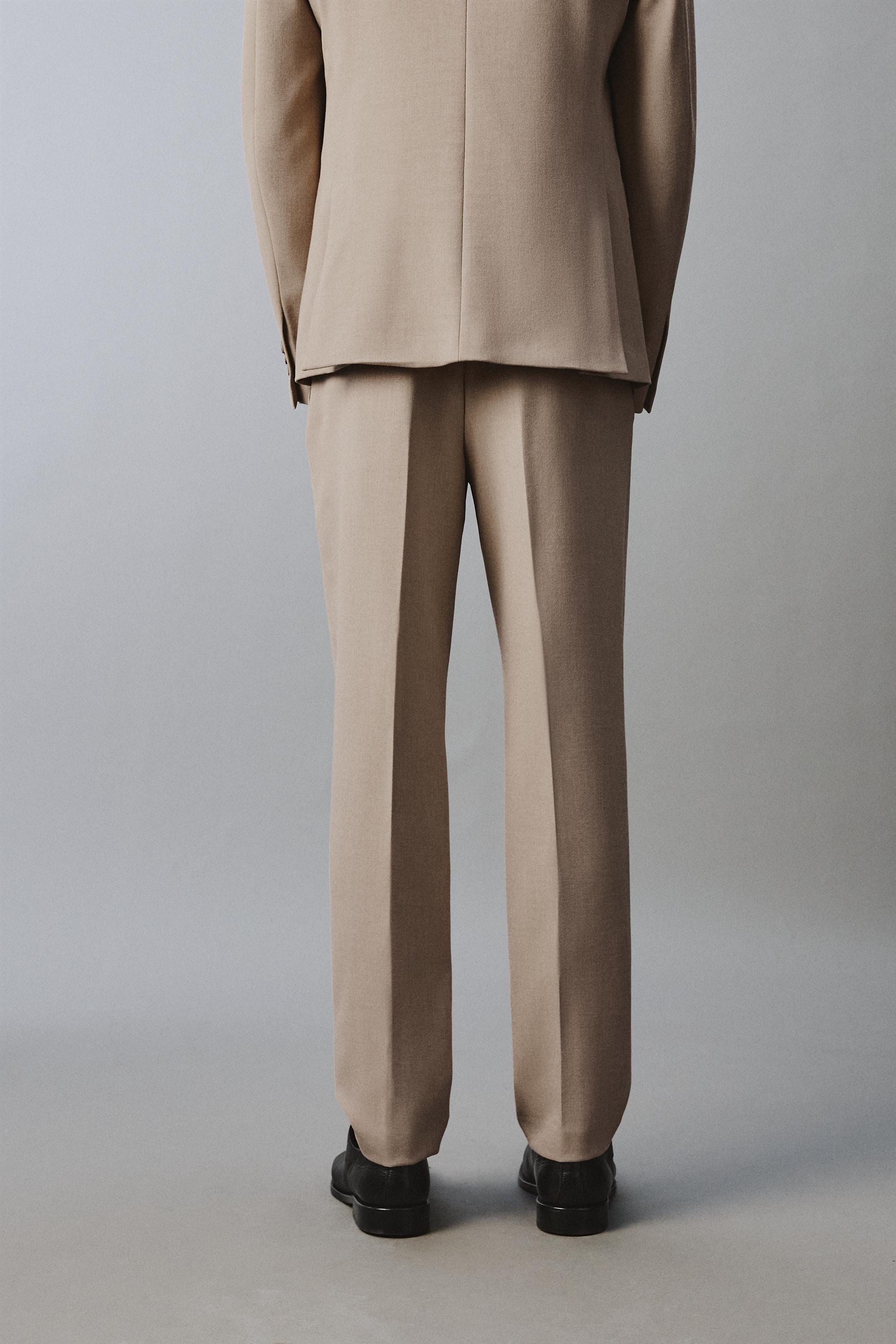 SLIM FIT SUIT PANTS